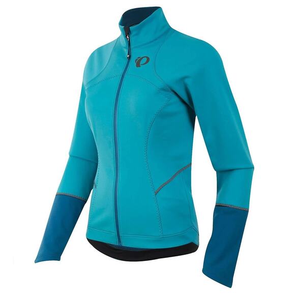 Pearl Izumi Blue Softshell Run Full Zip Athletic Jacket Pockets Size M - Picture 4 of 7